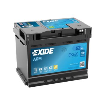 Exide AGM 12V 62Ah 680A R+