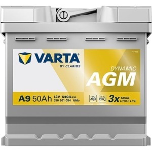 VARTA DYNAMIC AGM 50AH 540A R+