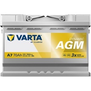 VARTA DYNAMIC AGM 70AH 760A R+