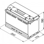 BOSCH 100 AH first