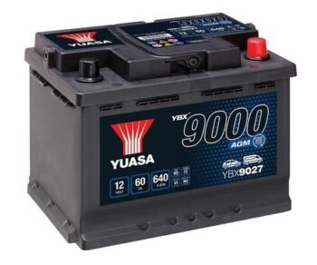 YUASA 12V 60Ah 640A YBX9000 AGM