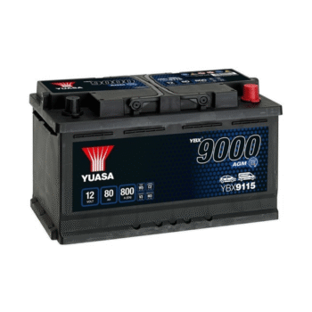 YUASA 12V 80Ah 800A YBX9000 AGM